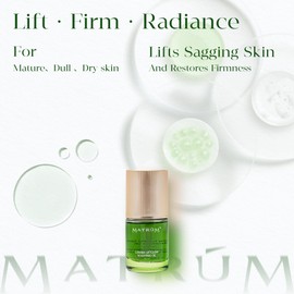 MATRÚM Organic Anti Aging Face Oil, 100% Natural Hydrating Brightening Serum, Squalane + Sea Buckthorn + Rosehip Oil, Vitamin E, Retinol, Antioxidant Gua Sha Oil for Sensitive & Dry Skin