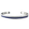 Thin Blue Line Bangle - (7.5 Inches)