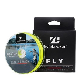 Fly Fishing Dacron Braided Backing Line Abrasion Resistant Trout Fly Line 20lb/30lb (20LB 273m/300yds, Fluo Yellow)