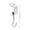SOLUSTRE C-Clamp Stainless Steel Hooks C Clamps Bar Clamp Small