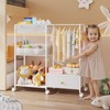 BBLIKE 3in1 Diaper Caddy Organizer - Diaper Caddy & Rolling