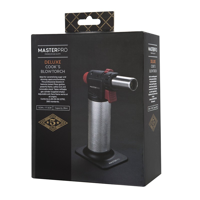 MASTERPRO MPTORCH2 Professional Blowtorch, Black/Silver