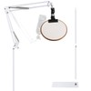 White Adjustable Embroidery Hoops Stand for Hand Work,3-in-1 Hoop/Tablet/Phone Holder