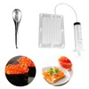 Caviar Maker Acrylic, 98-Hole Caviar Builder with Tube & Spoon,