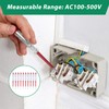 10 Pieces Phase Tester Screwdriver, 100V-500V Voltage Tester Screwdriver, Current