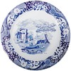 C.R. Gibson TW12-25755 Spode Blue Italia Disposable Paper Dinner Plates,