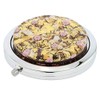GlassOfVenice Murano Glass Millefiori Folding Compact Mirror - Purple Gold