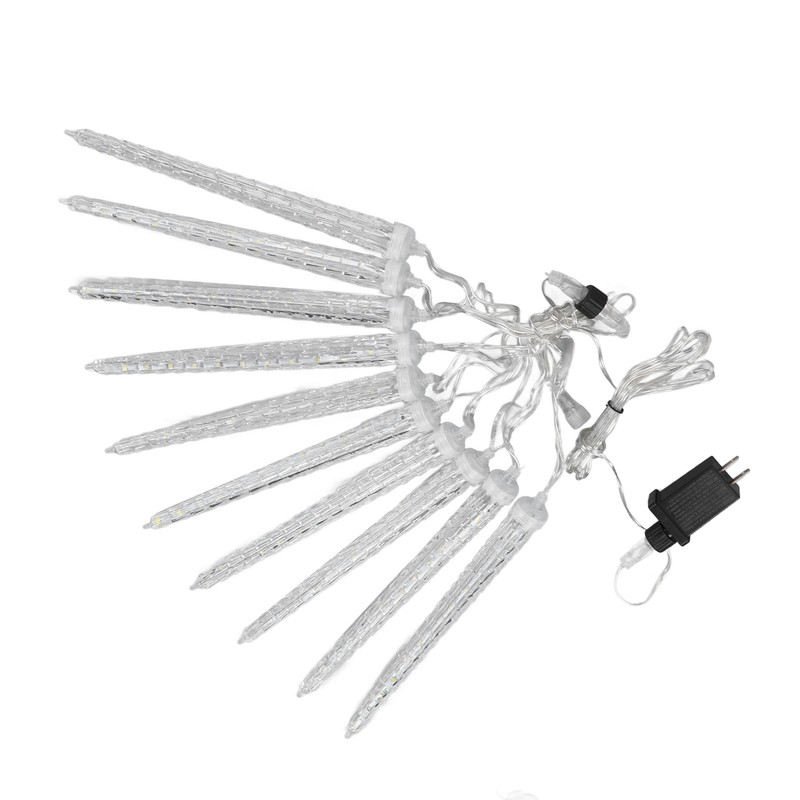4W Meteor Shower Lights 7V 6.6ft IP65 Waterproof Plastic Christmas