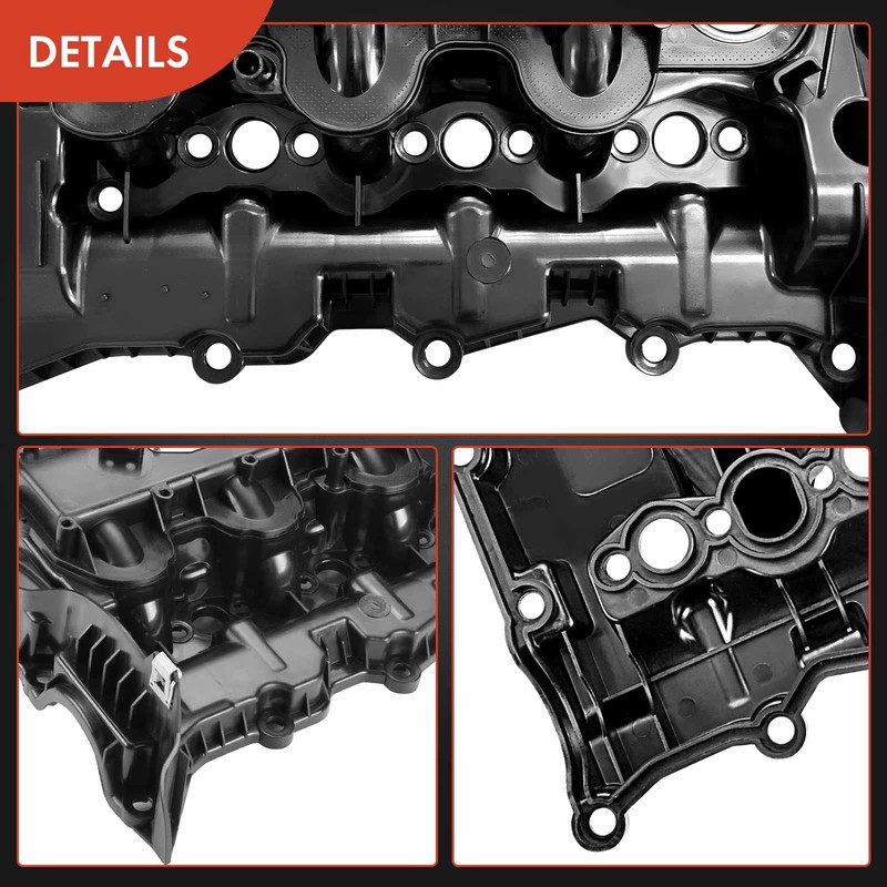 A-Premium Left Engine Valve Cover, with Gasket & Bolts, Compatible