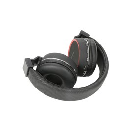 AV Link Wireless Bluetooth Headphones-Hands free calls, FM radio and SD card slot, Noise cancelling-Black