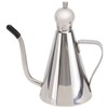HEMOTON Olive Oil Jug Stainless Steel with Removable Lid (350