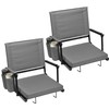 Gowintech 2 Packs Foldable Stadium Seats with 5 Adjustable Locking
