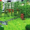 100 PCS Model Bamboo Trees, 6inch Green Plastic Bamboo Trees