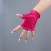 DooWay Women's Short Leather Driving Gloves Gloves Rose Pink Genuine