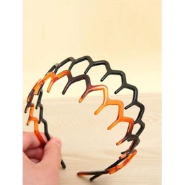 Women's Simple Style Plain Color Headbands with Comb Tooth Design, Summer Outfits 2024 Trendy Cute Headbands, Fashionable Hair Accessories for Daily & Party Decoration:_Set4_one-size