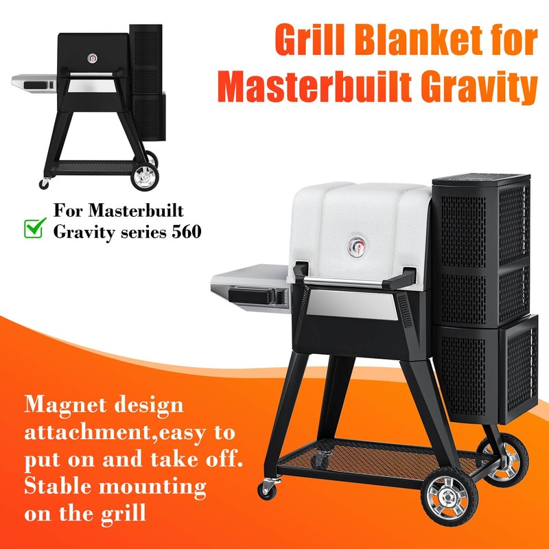 Hisencn Grill Insulation Blanket for Masterbuilt Gravity Series 560 &