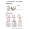 E-Simpo 12pcs G23 to E27/E26 2-Pin CFL to LED Light