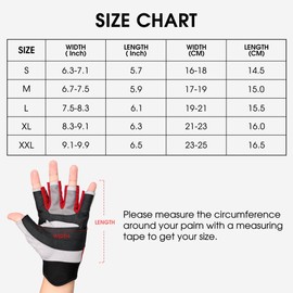 FitsT4 Sports Sailing Gloves 3/4 Finger and Grip Great for Sailing, Yachting, Paddling, Kayaking, Fishing, Dinghying Water Sports for Men and Women Red XL