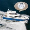 Besramtic Marine Boat Dome Light LED with Switch Stainless Steel