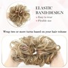 CVNRCLP Messy Bun Hair Piece for Women - Curly Wavy