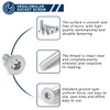 Drenky M4 x 45 mm Countersunk Screws Stainless Steel V2A