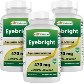 Best Naturals Best Naturals Eyebright 470 mg 180 Capsules (180 Count (Pack of 3))