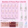Beetles X Press Plus-Lite Kit French Tips Short Square French