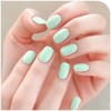 COSMOO Sage Green Quick Dry Nail Polish, Light Green Vegan