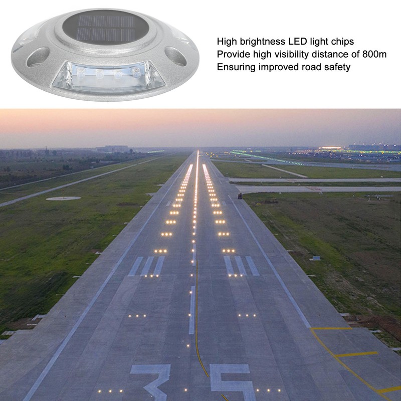 Solar Road Stud Light IP68 Waterproof Aluminum Alloy Automatic Lighting