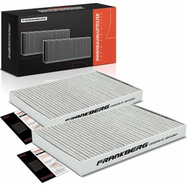 Frankberg 2 x Cabin Air Filter Pollen Filter with Activated Carbon Compatible with Daily IV Daily V Massif Pick-up Massif Single Cab Massif Station Wagon 2006-2014 Replace# CU2952