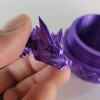 Cinderwing Purple Articulated 12" Crystal Dragon & Egg Fidget/Sensory Toy,