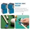 Kichvoe 12pcs Pool Cue Chalk Set, Deep Green, 2.5cm Pool