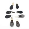 MAGICLULU 4pcs Leather Metal Coat Buttons Leather Buckle Clip Toggle