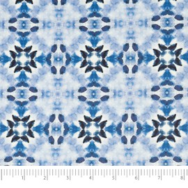 Singer Fabric, 100% Cotton, China Blue Batiks, Cut by The Yard