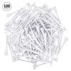IZZO Golf Plastic Golf Tees, 1.5 Inch, White (Pack of