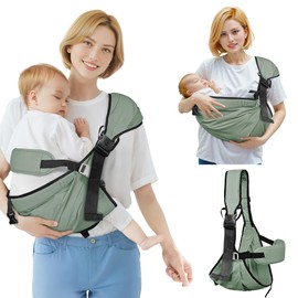 Oblitor Baby Carrier Newborn to Toddler,Adjustable Baby Sling Carrier,Comfortable and Lightweight Toddler Carrier for 25-60 lbs,Ideal for Shopping Travelling