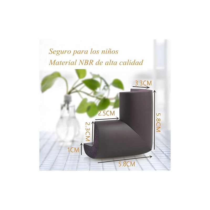 Lumbor37 Protector Anticolisión de Rincón de Mesa Protector de Rincón