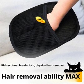 Static Removal Gloves for Pet Hair, Double-Sided Pet Grooming Gloves JQ