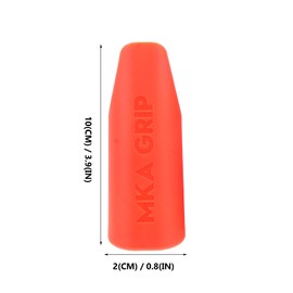 Kisangel 3 Pairs Dumbbell Support Handle Weight Lifting Grips Dumbbell Grips Rubber Bar Grip Fat Grip Resistance Grip Dumbbell Hand Grip Dumbbell Handle Fitness Barbell Supplies TPU