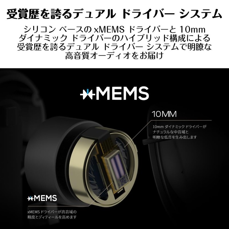 Creative Aurvana Ace SXFI Dual Driver (10mm Dynamic Driver/xMEMS), SXFI