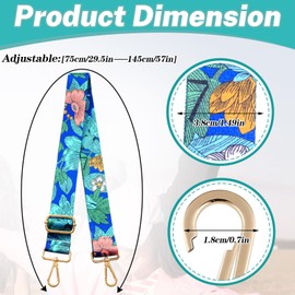 Bag Strap, Strap for Crossbody Bag, Adjustable Shoulder Straps for Crossbody Bags and Canvas Bags (green)