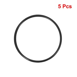 sourcing map Nitrile Rubber O-Rings 75mm OD 65mm ID 5mm Width, Metric Sealing Gasket for Automotive Machine Plumbing, Pack of 5