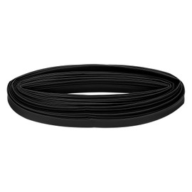 sourcing map Heat Shrink Tubing, 1/2 Inch ID 49 ft Long 2:1 Ratio Polyolefin Heat Shrink Cable Sleeve for Electrical Wire Insulation, Cable Management, Black