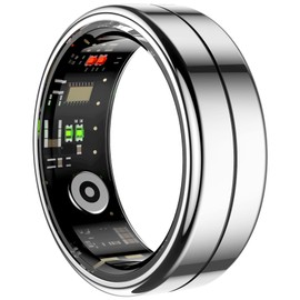 Smart Ring Fitness Tracker Heart Rate Monitor Sleep Tracker Blood Oxygen Health Fitness Ring Step Counter Calories Pedometer Waterproof Remote Camera Multi-Sport Mode Smart Rings for Men Women