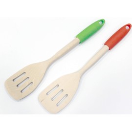 FACKELMANN Palette 32 cm Kitchen Palette, Plastic Wood, Assortment: Green and Orange, 100