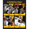 KYX Tire Chains for Car/SUV/Pickup Truks, Adjustable Universal Emergency Snow