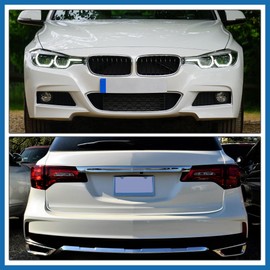 A ABSOPRO Car Door Edge Guards Strip 20mm Wide 16.4ft 5m Length Silver Tone Item Replacement