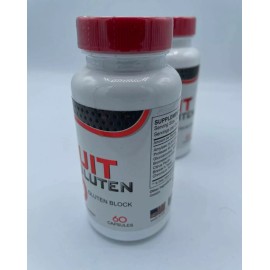 Allnue Natural Pack 2 Quit Gluten Block Free 120 capsules Dietary Supplement Easy Digestion