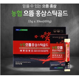 Korea Red Ginseng Promotion Corporation NH Nonghyup Eutteum Red Ginseng Stick Gold 15g x 30 packets / NH농협 으뜸 홍삼스틱 골드 15g x 30포