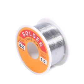 Tueascallk 63/37 Tin-Lead Rosin Core Solder Wire for Electrical Soldering, Flux Content 2%, 1mm, 100g(Net 80g)